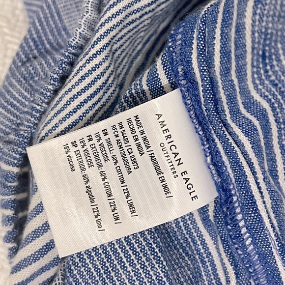 American Eagle NWT off the shoulder cotton blend size large top - Picture 4 of 4